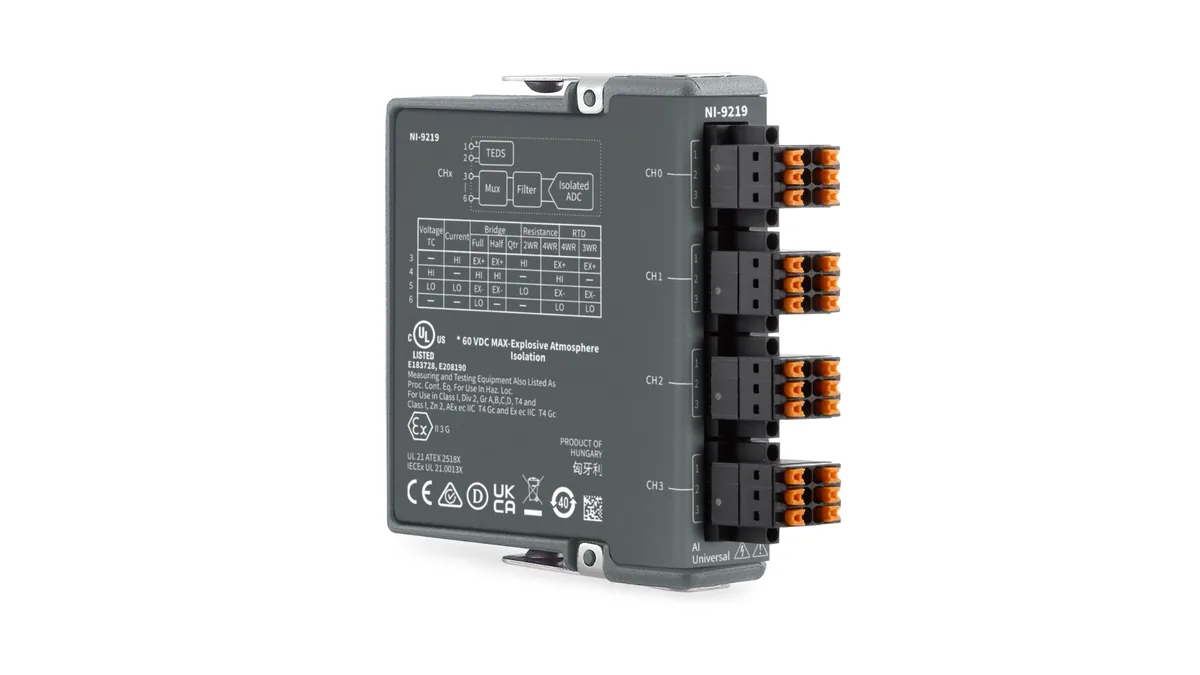 Модуль National Instruments NI-9219
