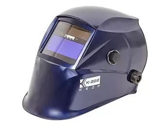 Маска сварщика КЕДР К-202 PRIME синяя (в разобр. виде)